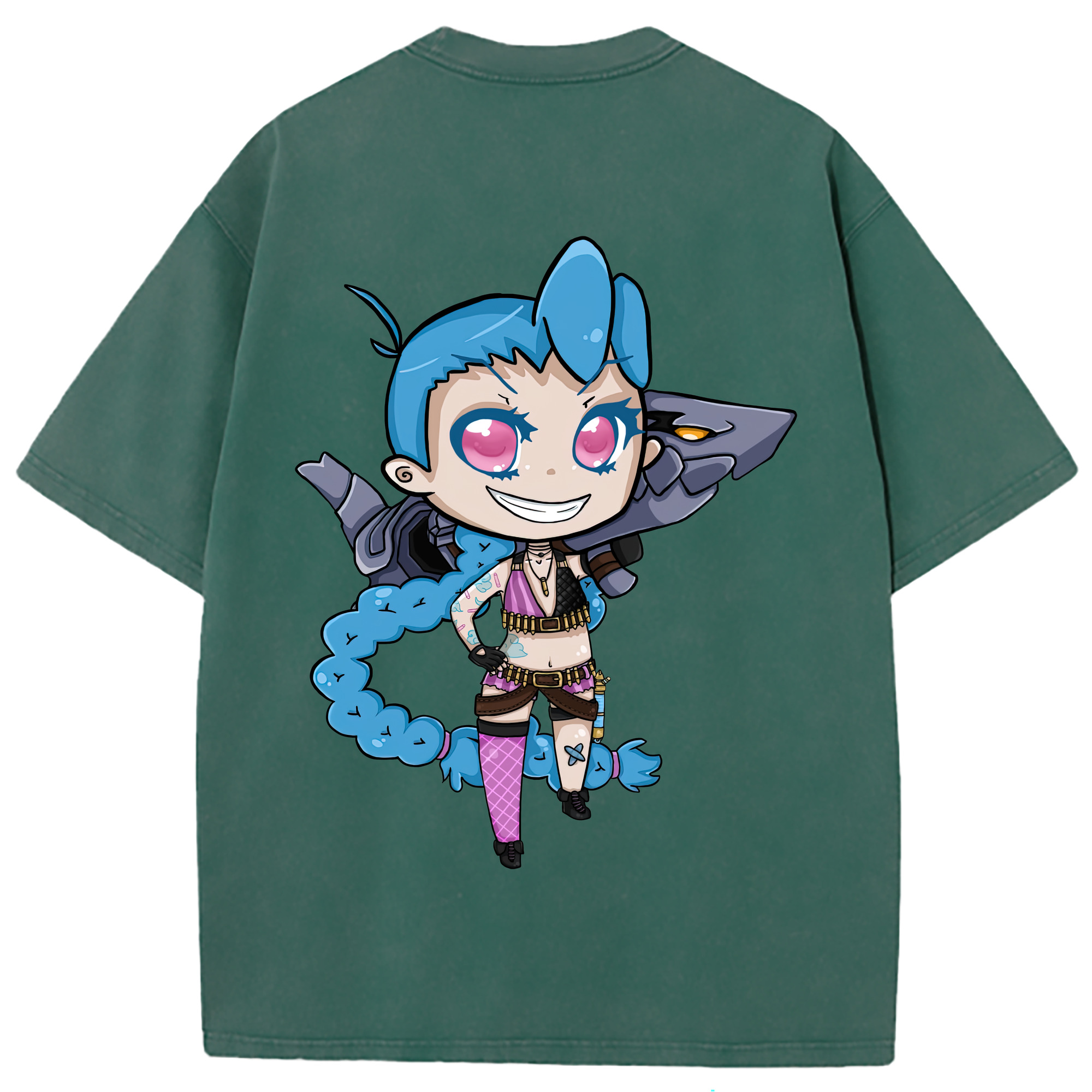 （画像用） リーグ・オブ・レジェンド League of Legends LOL 綿100% ヴィンテージ風 半袖Tシャツ（背面プリント）